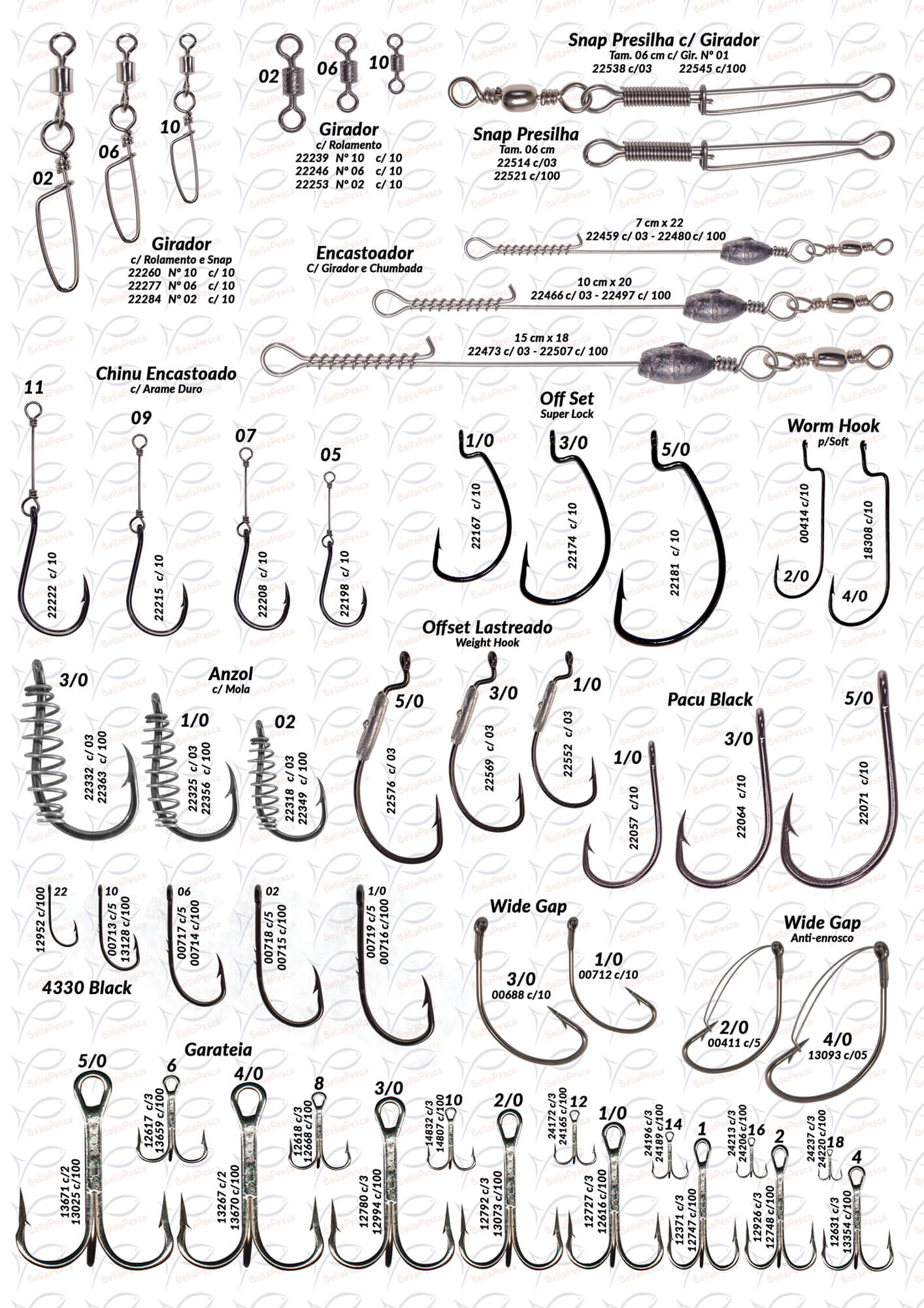 Página 10 do Catálogo BellaPesca 2024/2026 | Anzóis
