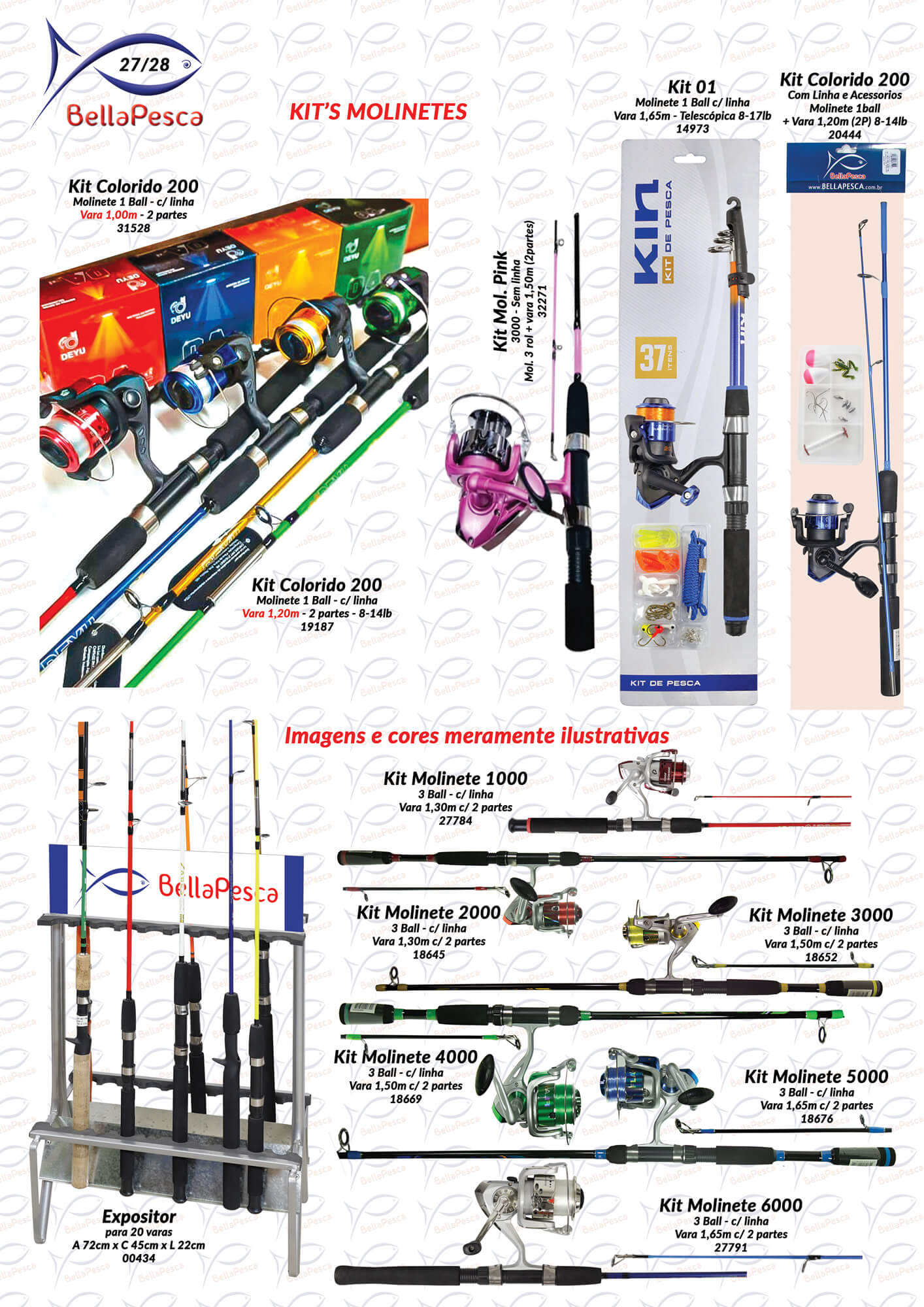 Página 27 do Catálogo BellaPesca 2024/2026 | Kits molinetes