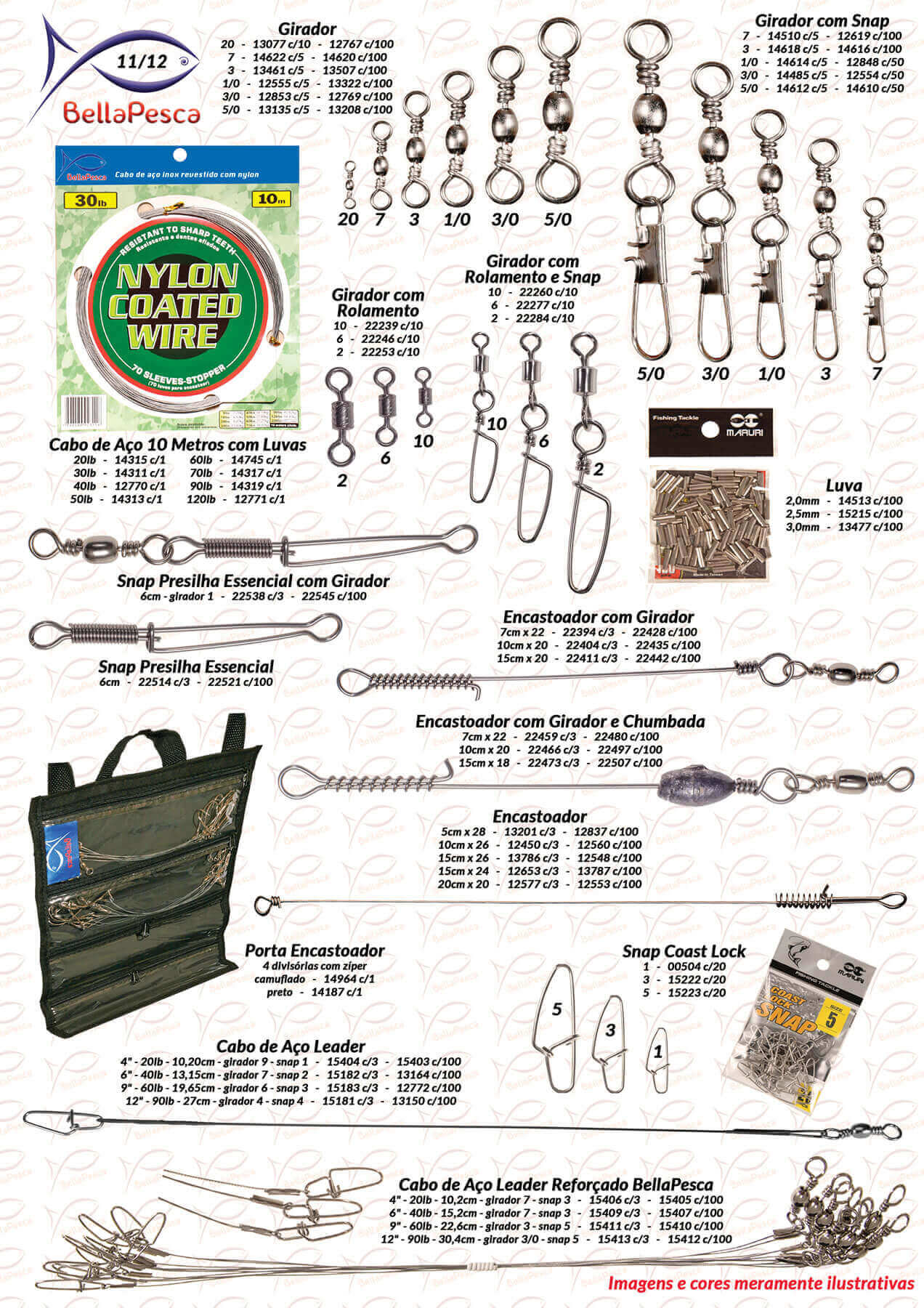 Página 11 do Catálogo BellaPesca 2025/2026 | Giradores e encastoadores
