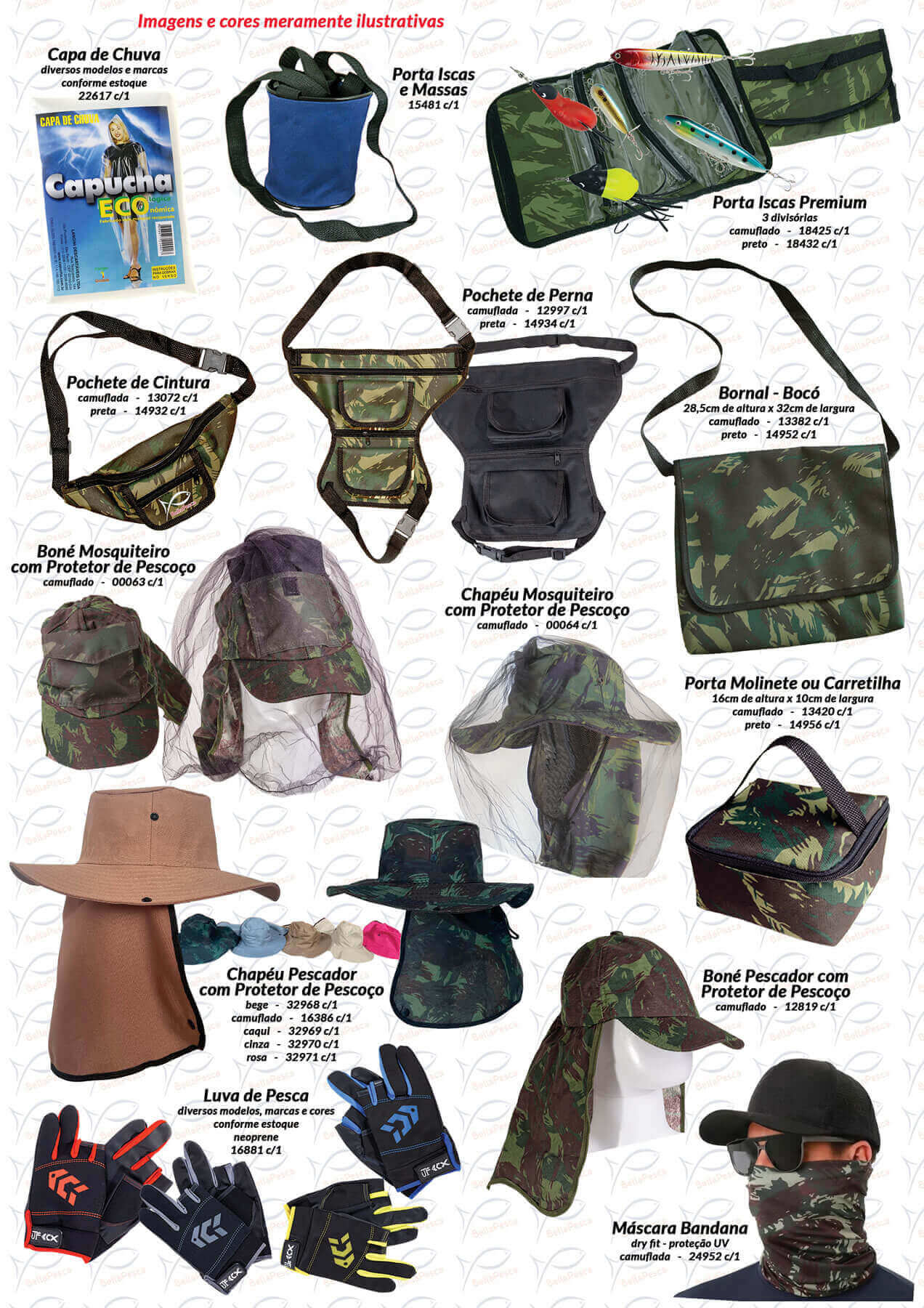 Página 22 do Catálogo BellaPesca 2025/2026 | Chapéus e bonés