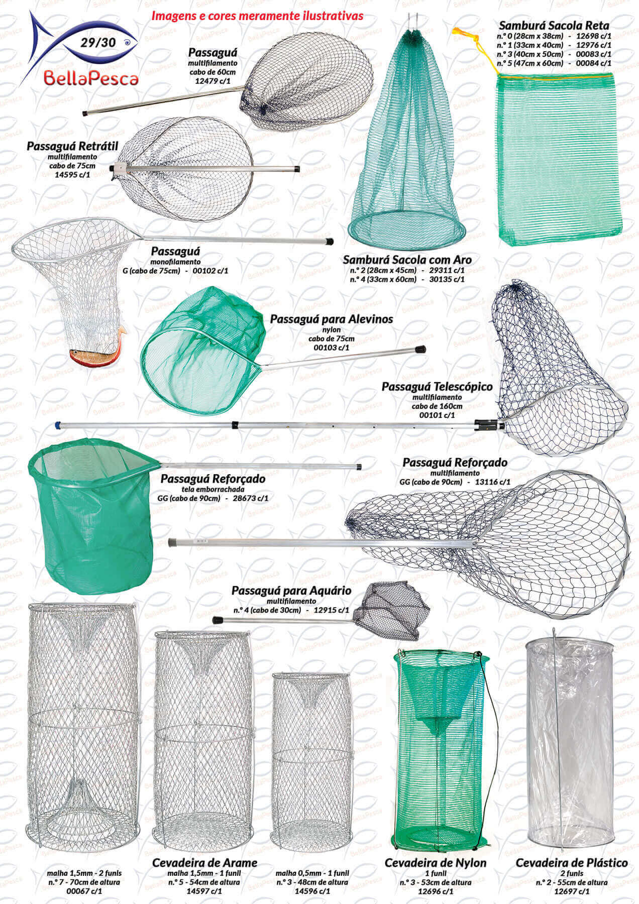Página 29 do Catálogo BellaPesca 2025/2026 | Passaguás e cevadeiras