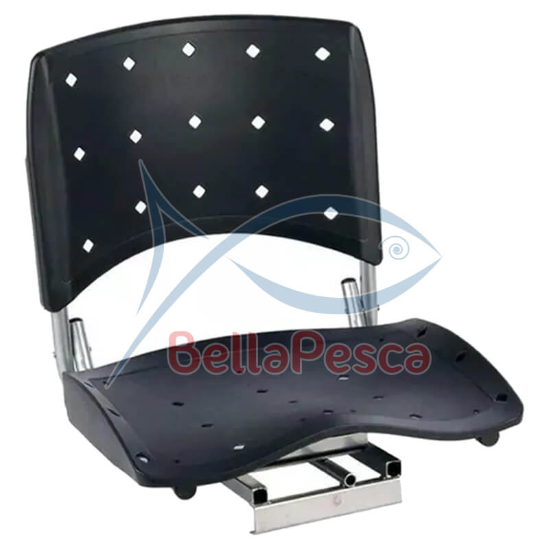 Cadeira giratória anatômica dobrável para barco - Sem almofada